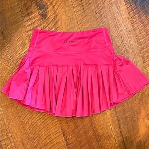 Goldhinge Women's Vibrant Pink Mini Tennis Skirt/Skort